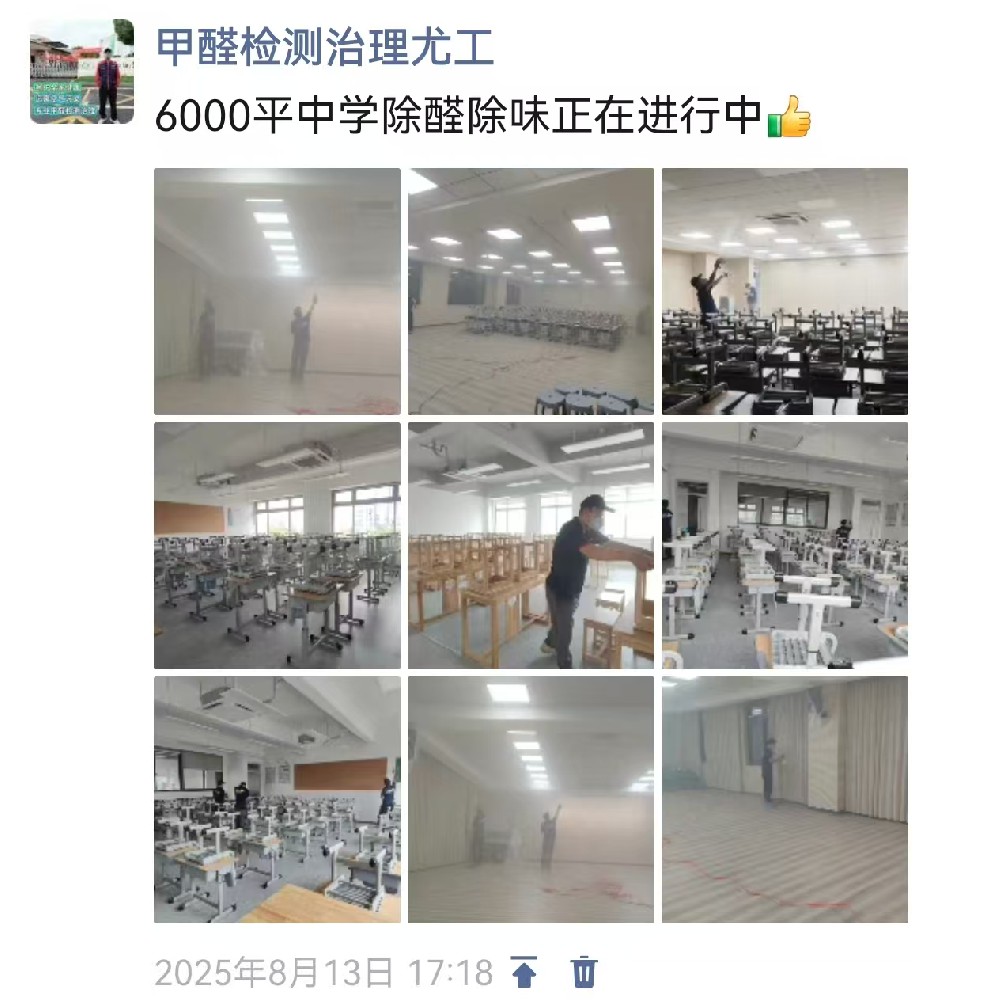 初级中学除醛除味