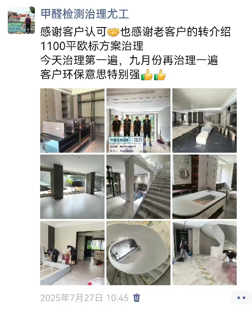 独栋家装除醛除味